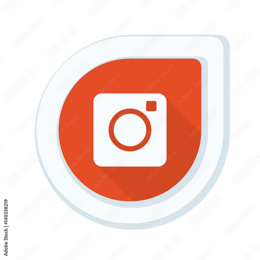 Photo Camera button illustration Photo Camera button illustration