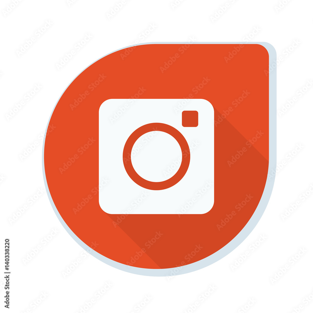 Photo Camera button illustration Photo Camera button illustration
