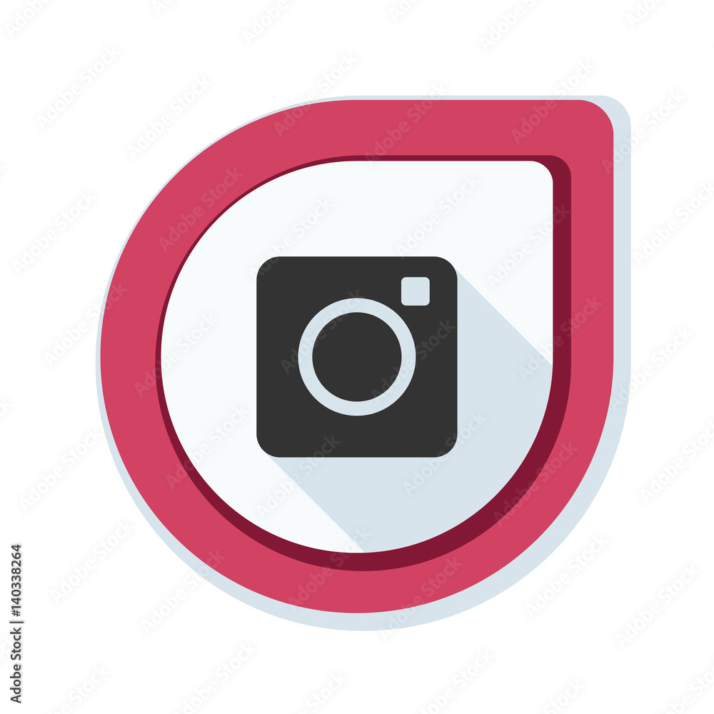 Photo Camera button illustration Photo Camera button illustration