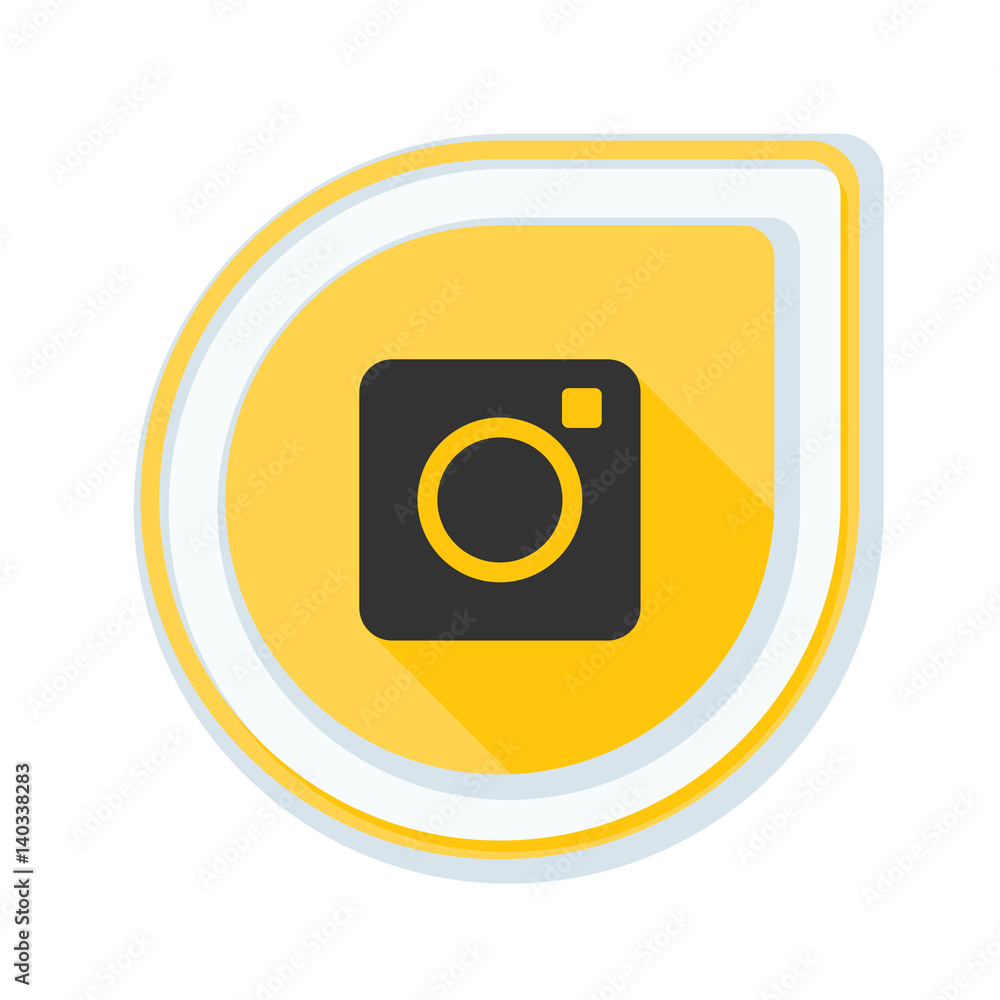 Photo Camera button illustration Photo Camera button illustration