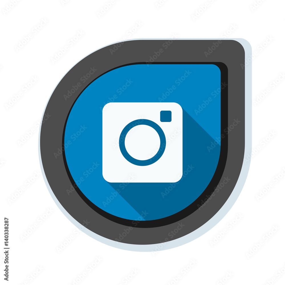 Photo Camera button illustration Photo Camera button illustration