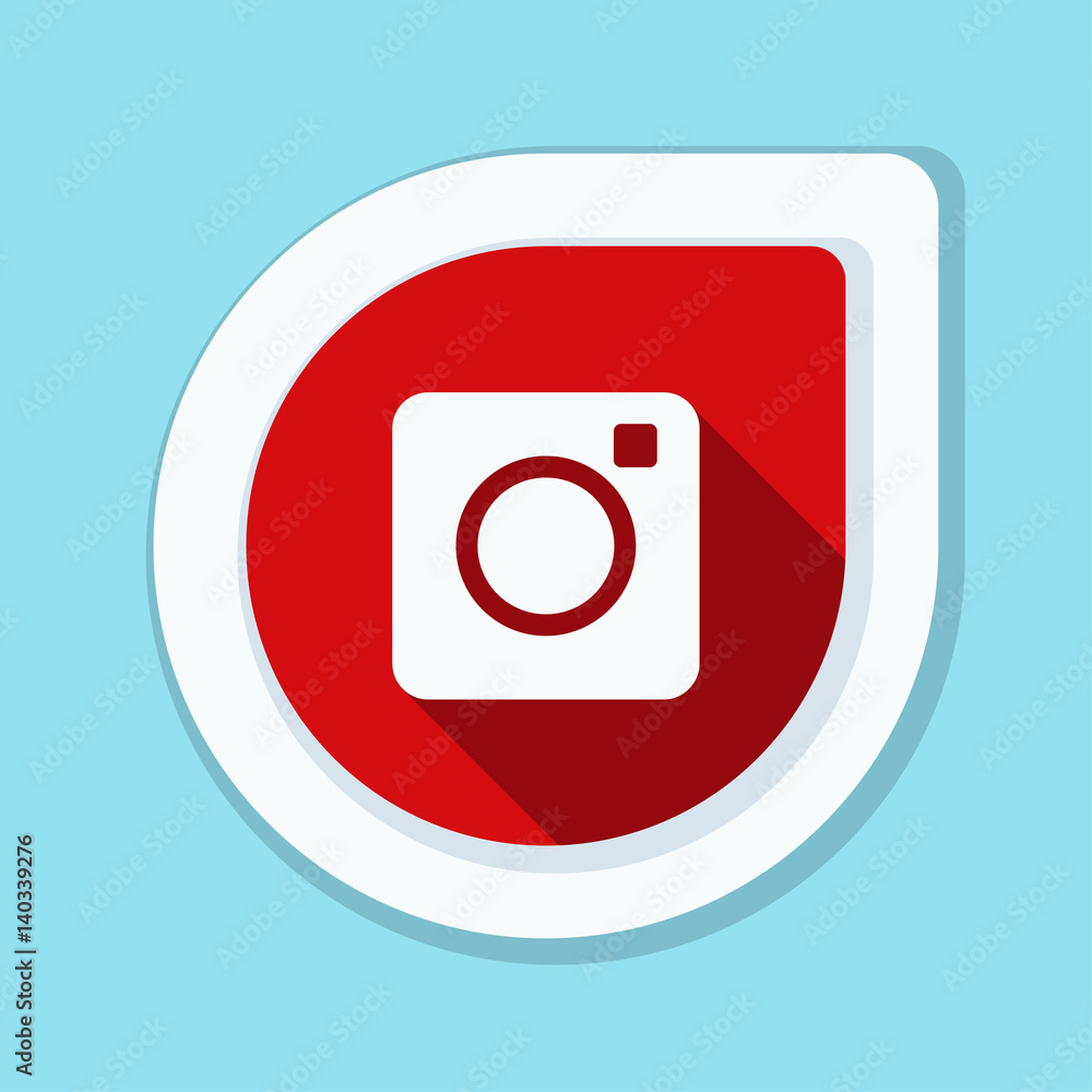 Photo Camera button illustration Photo Camera button illustration