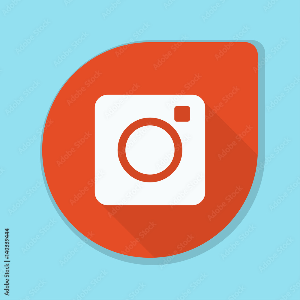 Photo Camera button illustration Photo Camera button illustration
