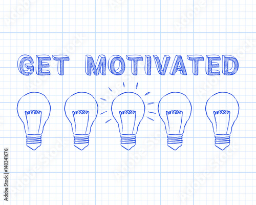 Get Motivated Light Bulbs Graph Paper