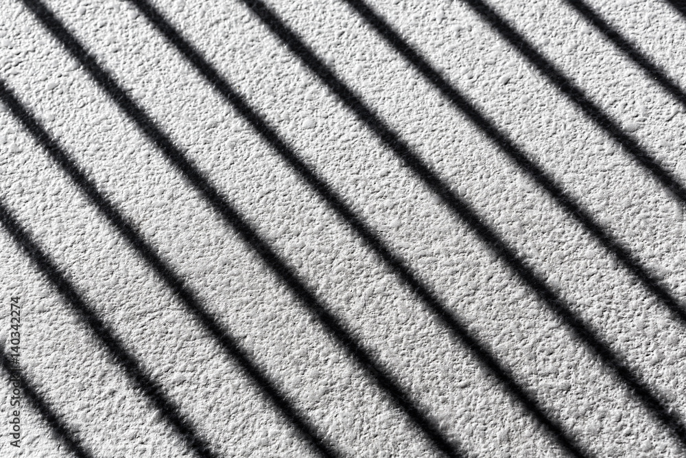 Stripe shadow on wall Stripe shadow on wall