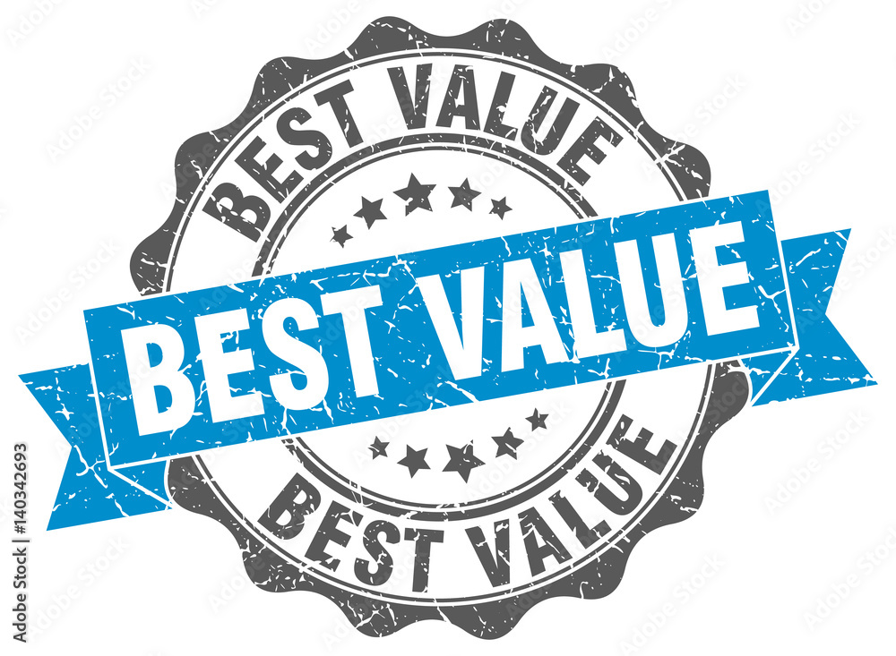Obraz premium best value stamp. sign. seal