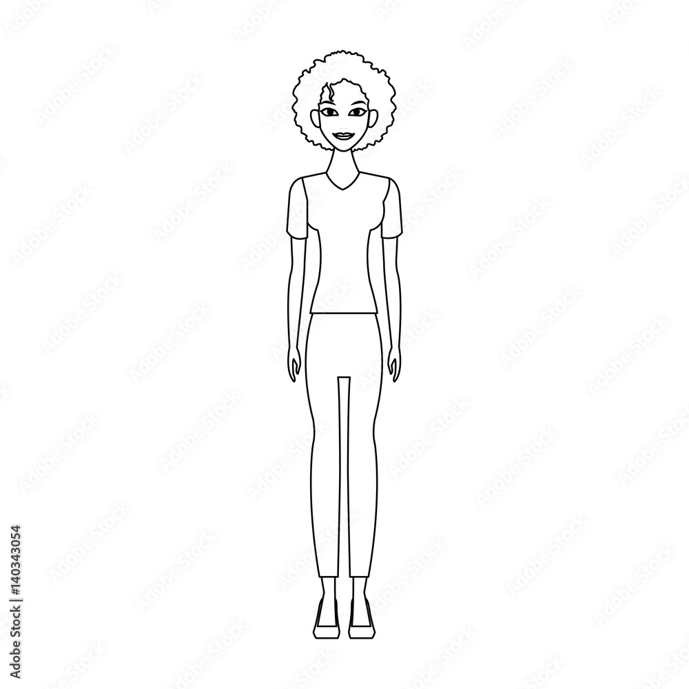 young slim pretty woman icon image vector illustration design young slim pretty woman icon image vector illustration design