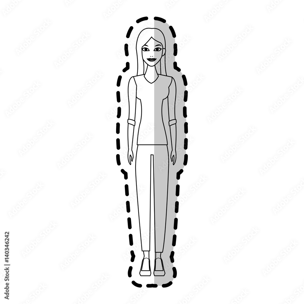 young pretty woman icon image vector illustration design young pretty woman icon image vector illustration design