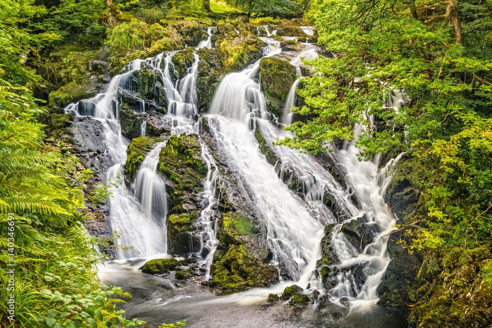 Fototapeta premium Swallow Falls in Snowdonia National Park