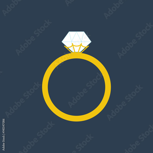 Engagement ring illustration