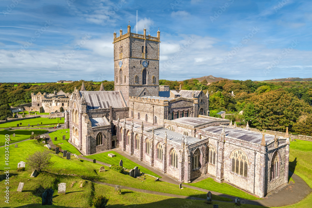 St Davids cathedral in South Wales