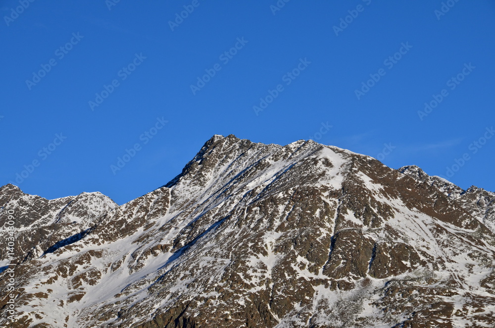 Alpine ski resort in Sölden in Otztal Alps, Tirol, Austria
