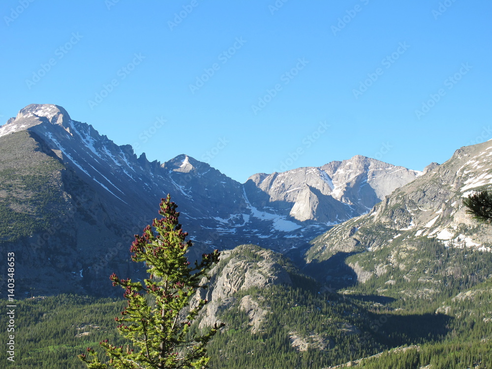 Enroute to Flattop Mountain in Rocky Mountain National Park