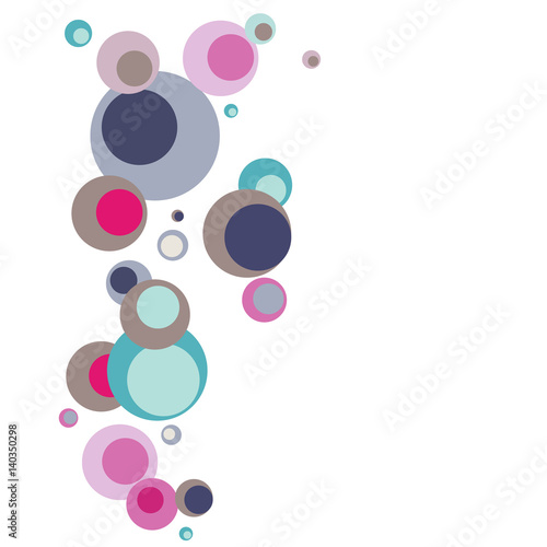 
Vector background with circles