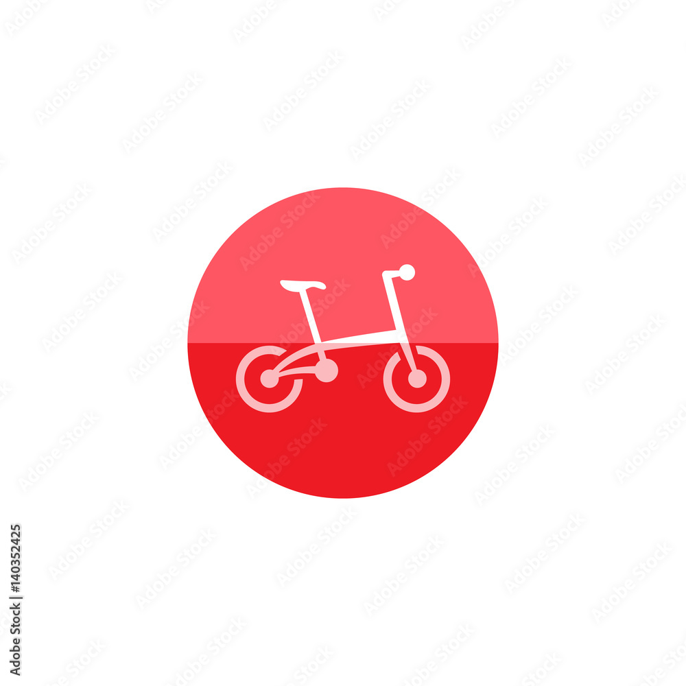 Circle icon - Folding bicycle