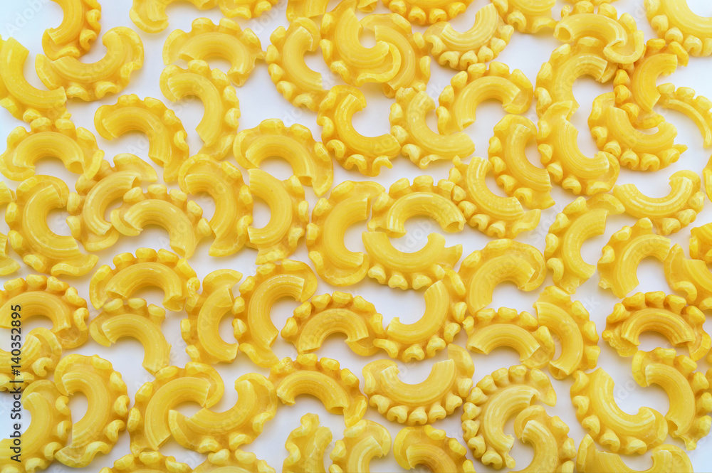 Dry colored italian pasta closeup Dry colored italian pasta closeup