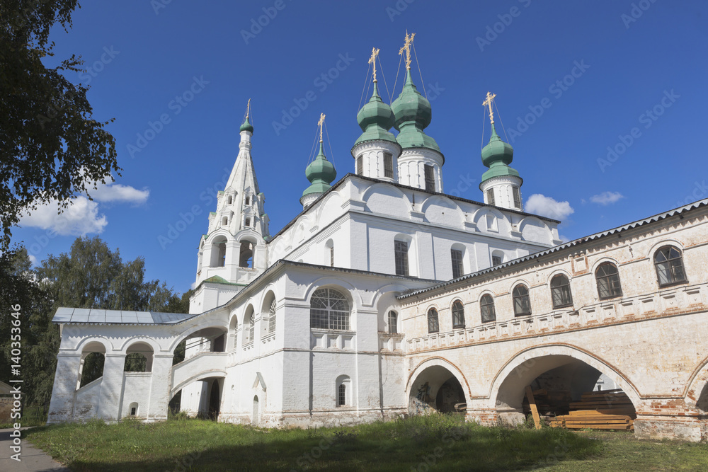 Temple of Archangel Michael in St. Michael the Archangel monastery in the city of Veliky Ustyug in Vologda region, Russia