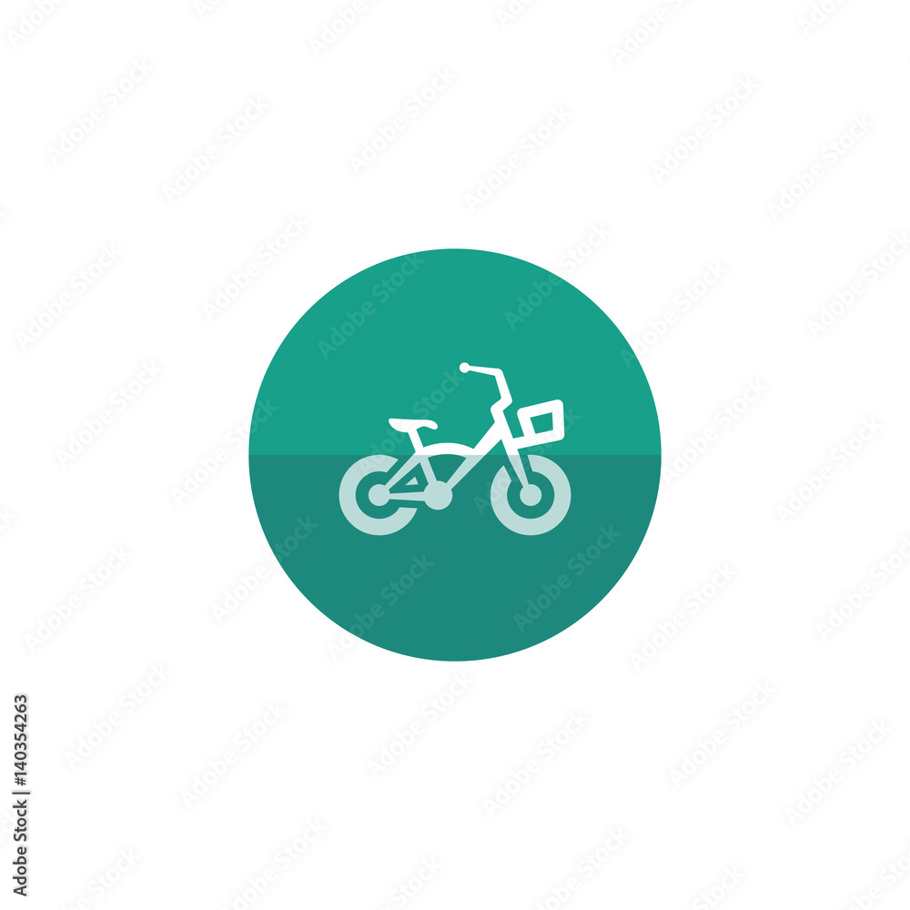 Circle icon - Kids bicycle Circle icon - Kids bicycle