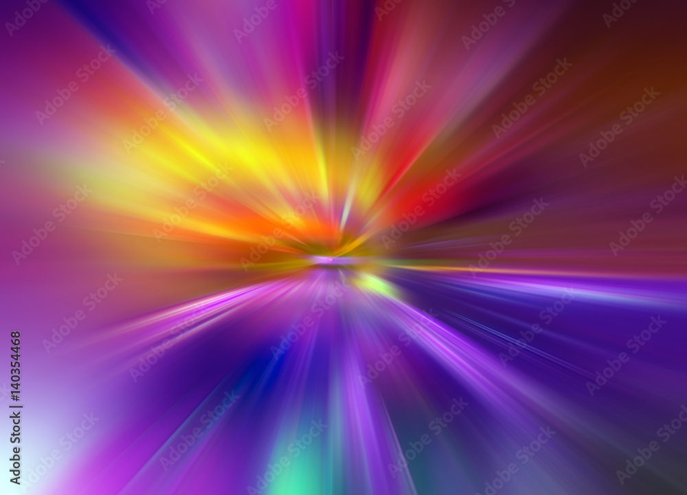 Abstract background in purple, pink, yellow, orange and blue colors