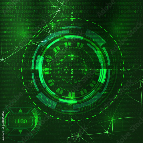 hacking system message matrix background