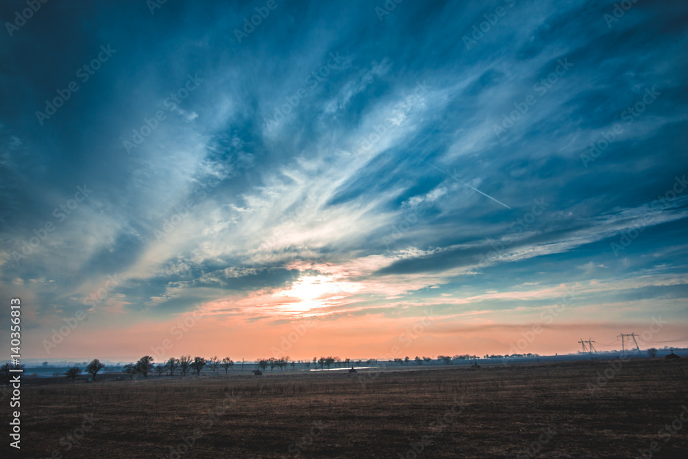 Obraz premium Amazing colours of skies