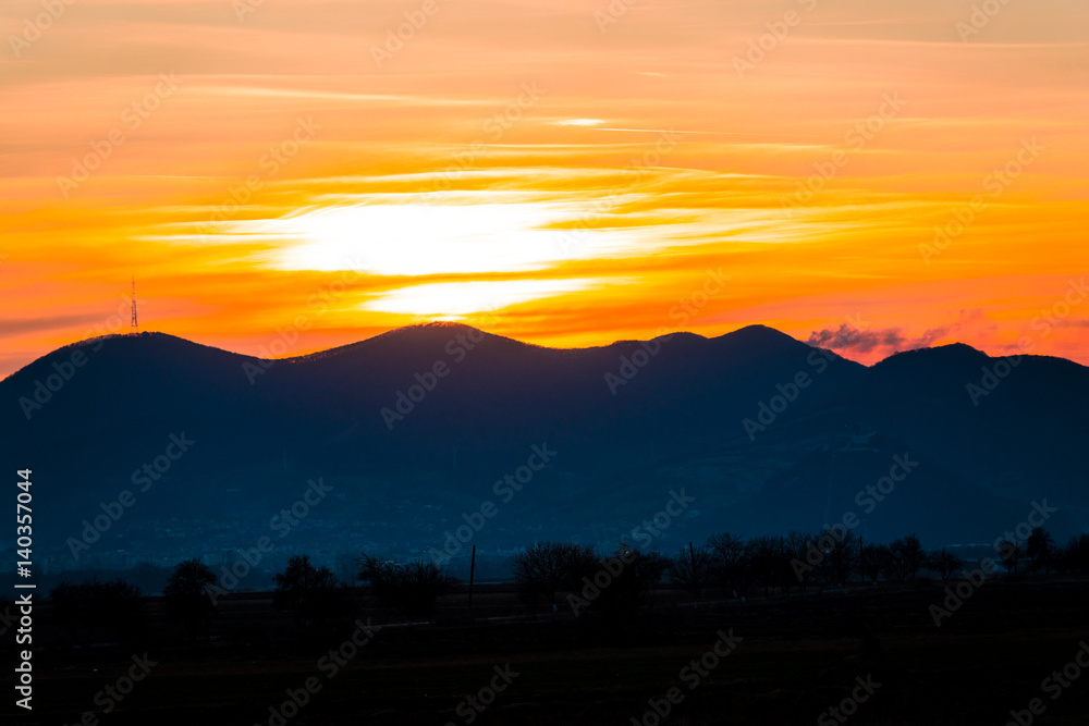 Orange sky Orange sky