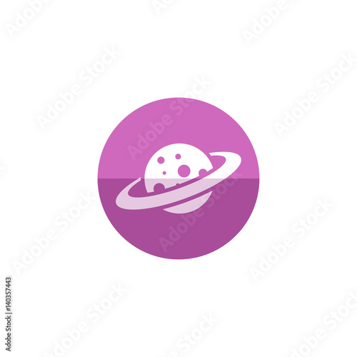Circle icon - Planet Saturn