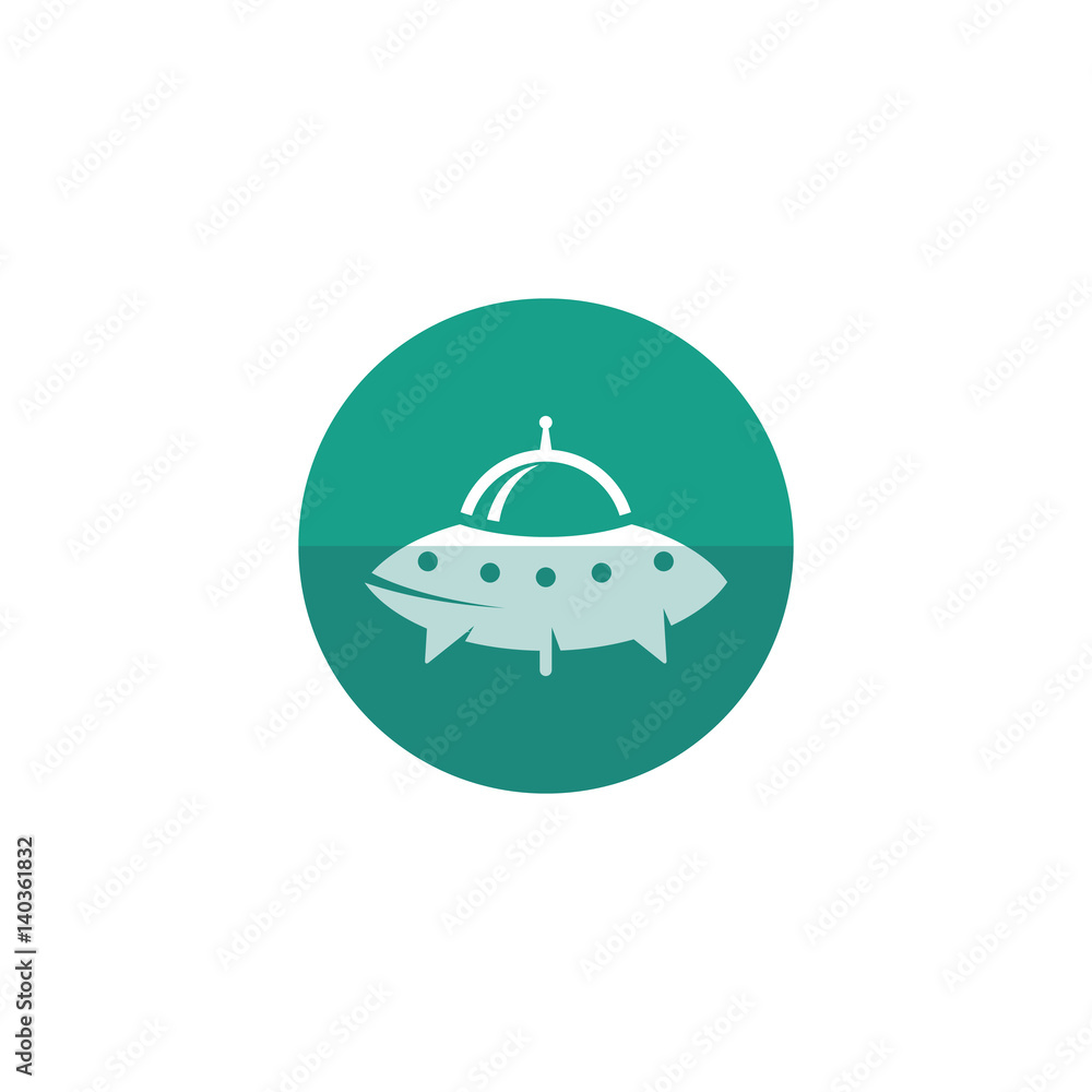 Circle icon - Flying saucer Circle icon - Flying saucer