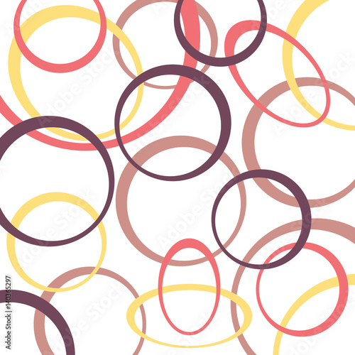 Retro pattern background with circles