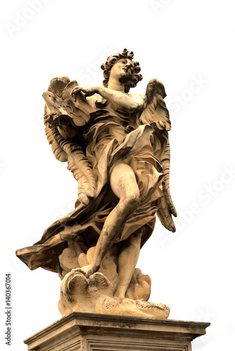 Angel Statue at Ponte Sant’Angelo (Aelian Bridge, Angel's Bridge), Rome