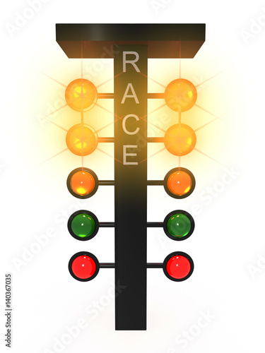sport traffic light