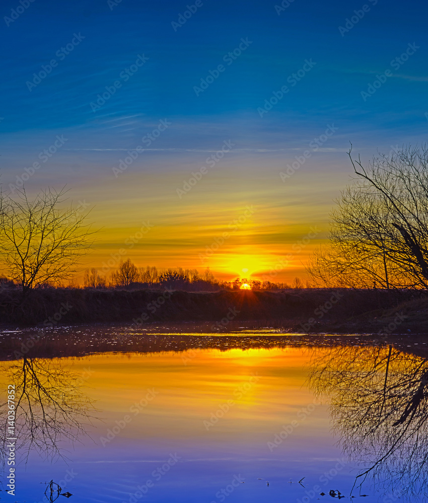 Obraz premium Nature in early spring