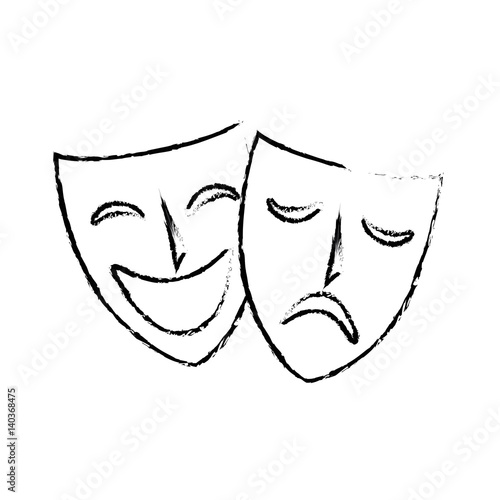 mask teather isolated icon vector illustration design