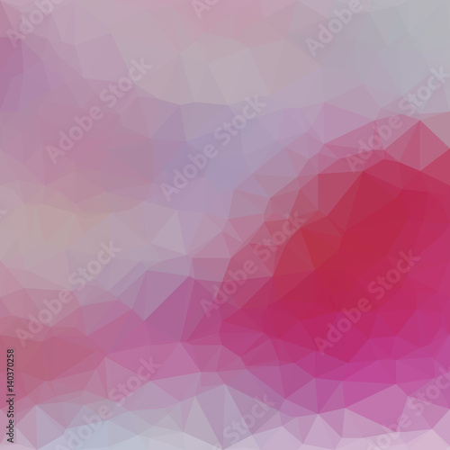 vector multicolor pink shade geometric rumpled triangular low poly style gradient illustration graphic