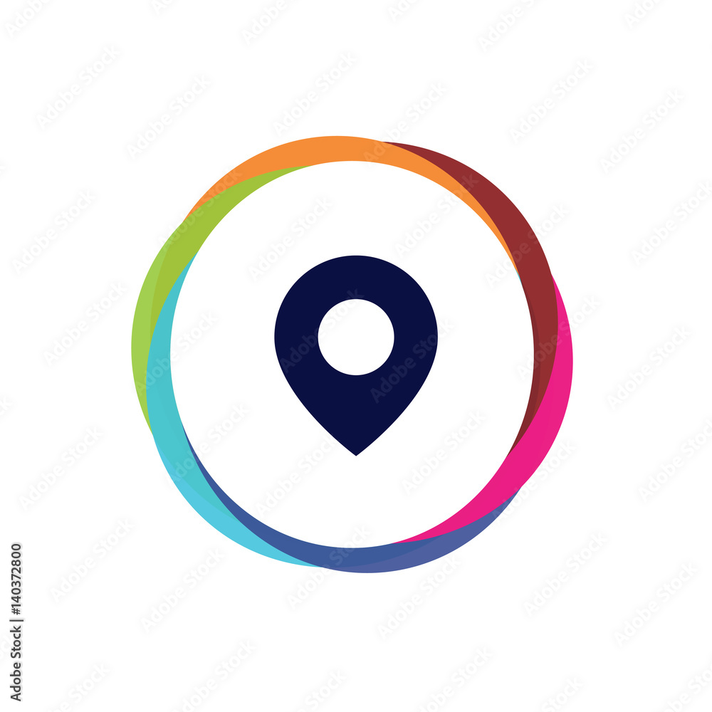 Abstract Multicolor App Button Abstract Multicolor App Button