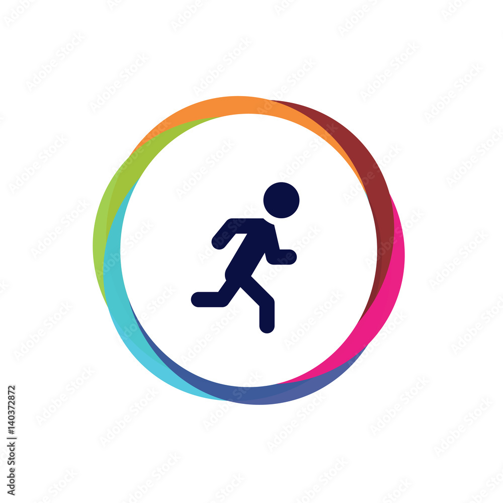 Abstract Multicolor App Button Abstract Multicolor App Button