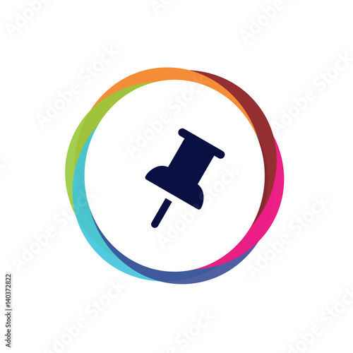 Abstract  Multicolor  App  Button