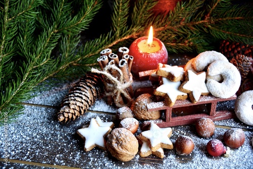 Grußkarte - Adventszeit - W...