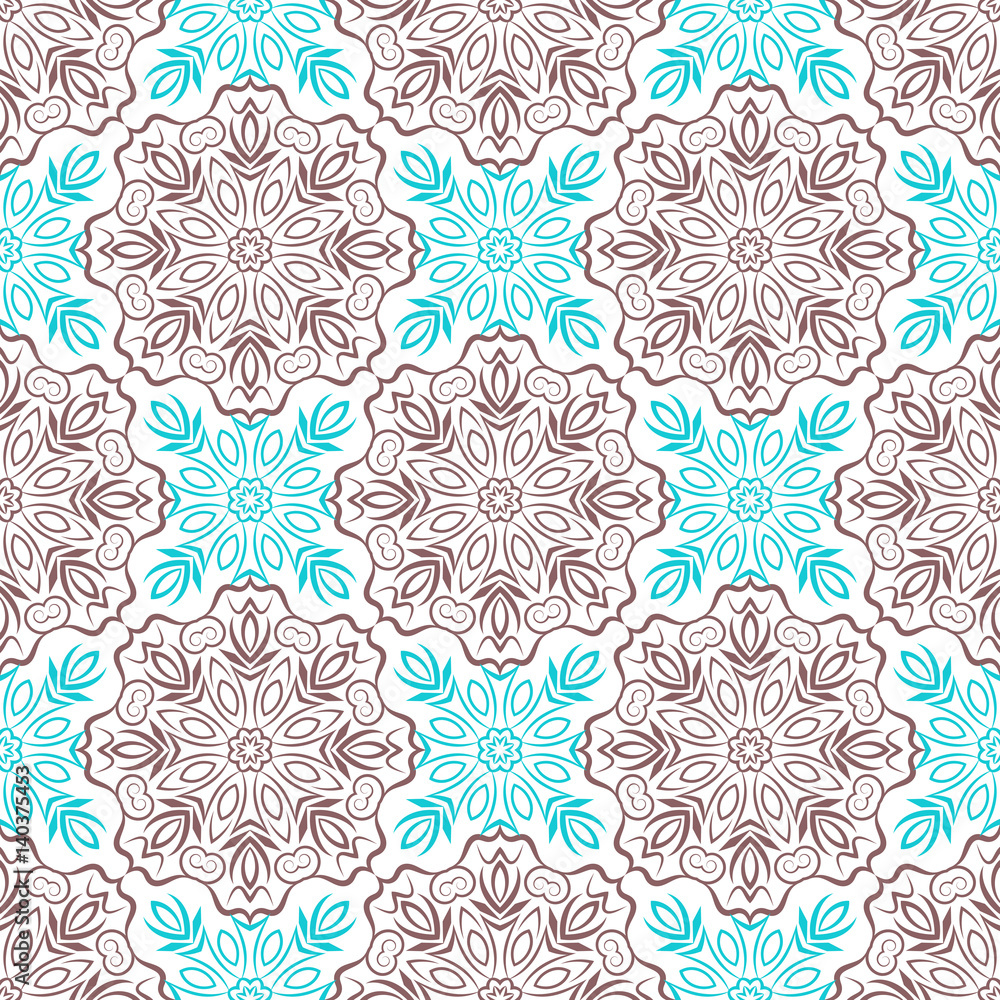 Fototapeta premium Arabic, islamic, indian seamless pattern