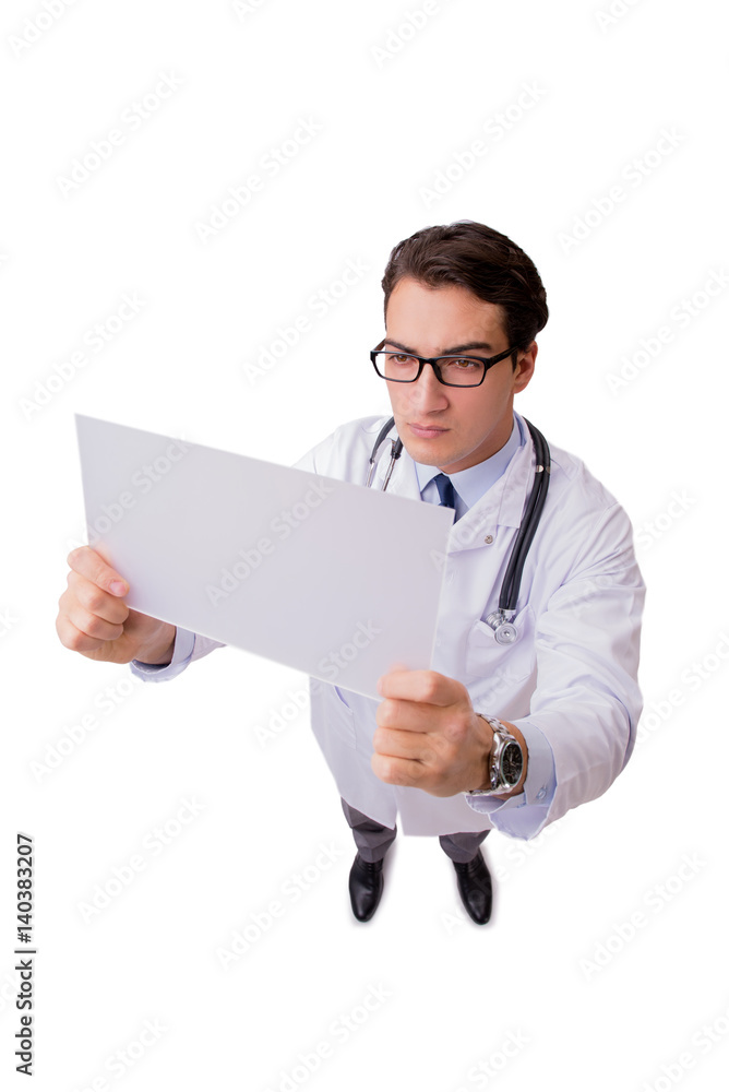 Male doctor isolated on the white background Male doctor isolated on the white background