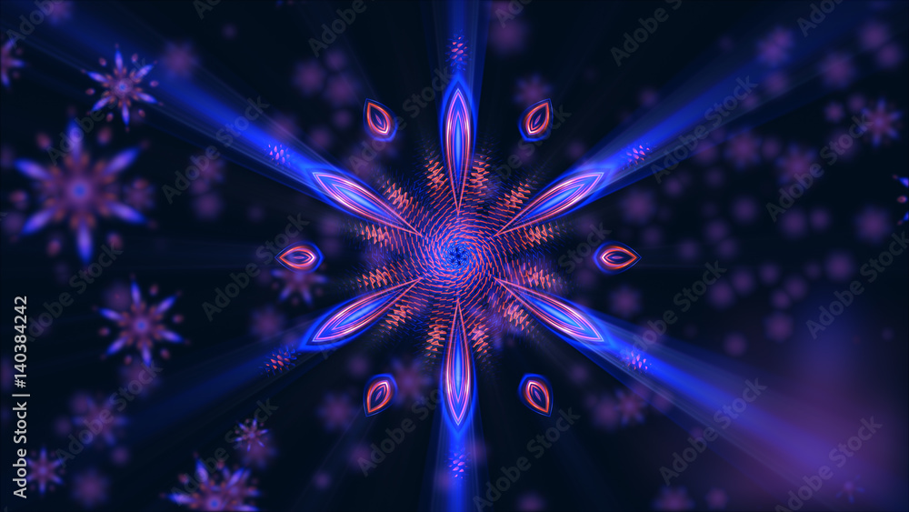 Obraz premium Abstract ring background with luminous swirling backdrop. Glowing spiral. Energy tunnel. Shine frame with light effect. Glowing cover.