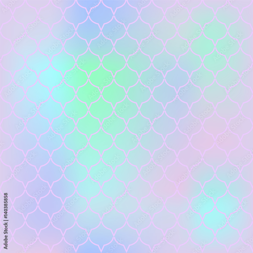 Romantic fish skin vector pattern. Abstract fish scale seamless pattern for marine design Romantic fish skin vector pattern. Abstract fish scale seamless pattern for marine design