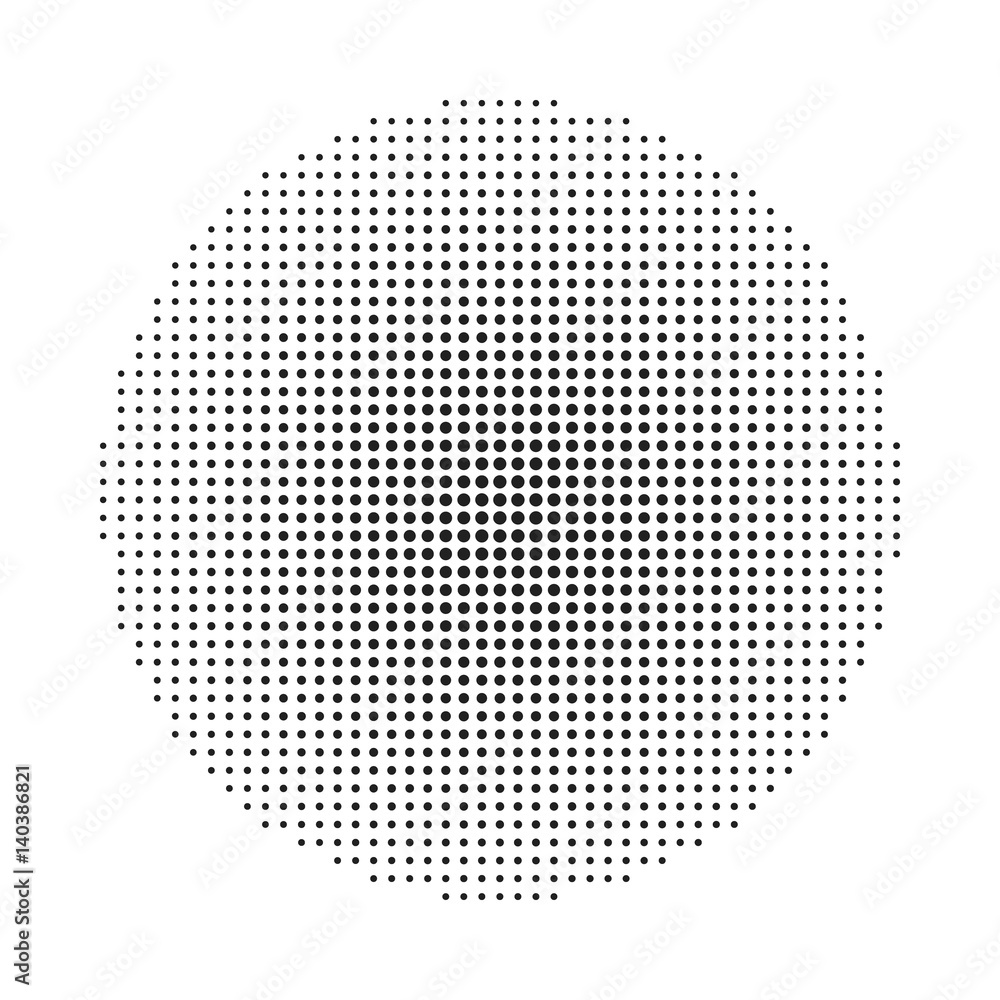 Circle halftone background
