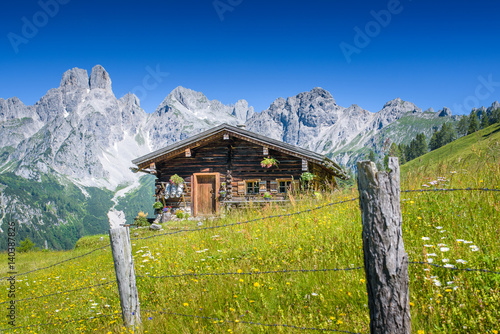 Idyllic austrian alpine cottage, Salzburger Land, Austria