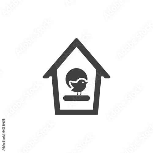 bird home icon on the white background