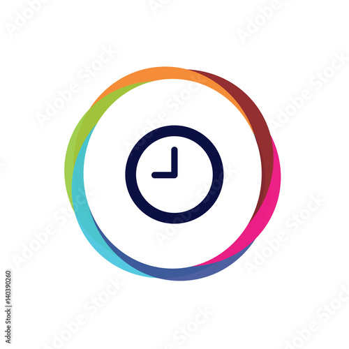 Abstract  Multicolor  App  Button