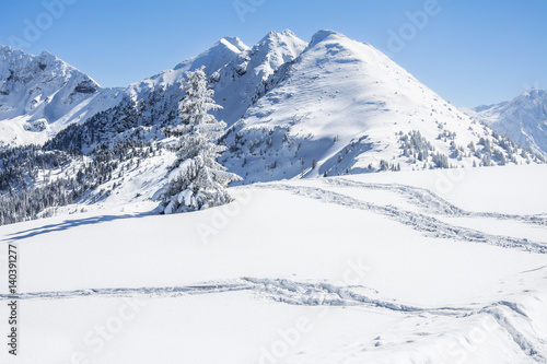 Landschaft in Tiroler Alpen photo