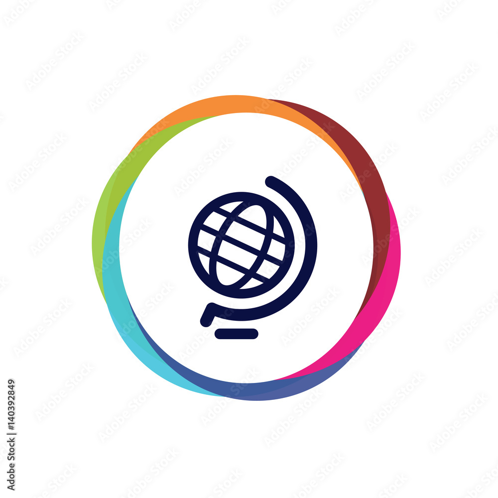 Abstract Multicolor App Button Abstract Multicolor App Button