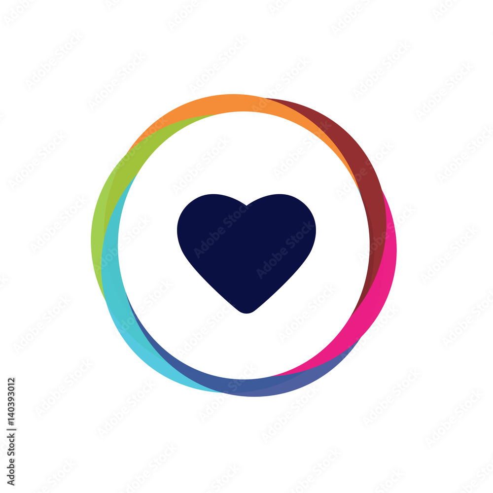 Abstract Multicolor App Button Abstract Multicolor App Button
