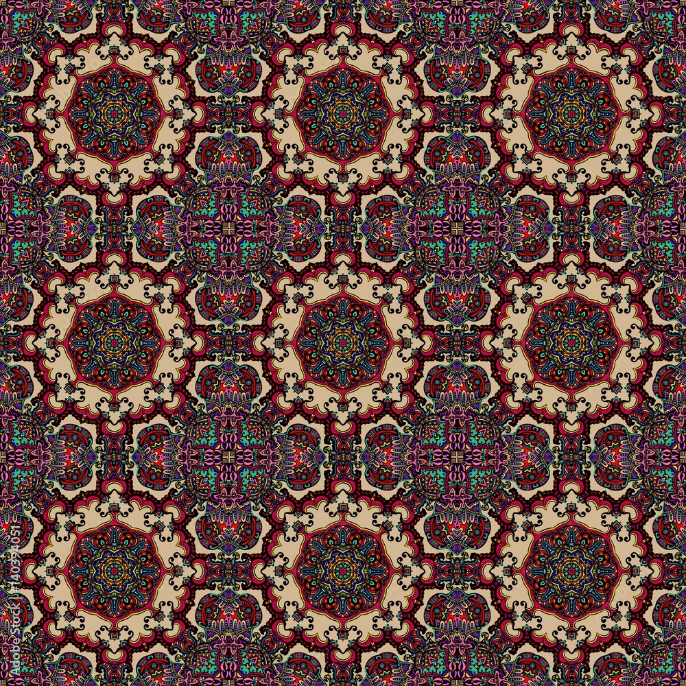 Muster mit Mandala Motiv